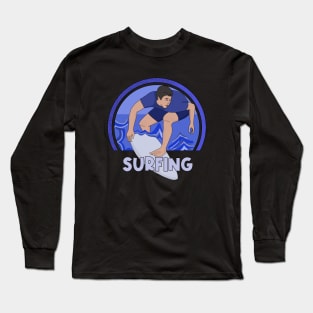 Surfing Long Sleeve T-Shirt